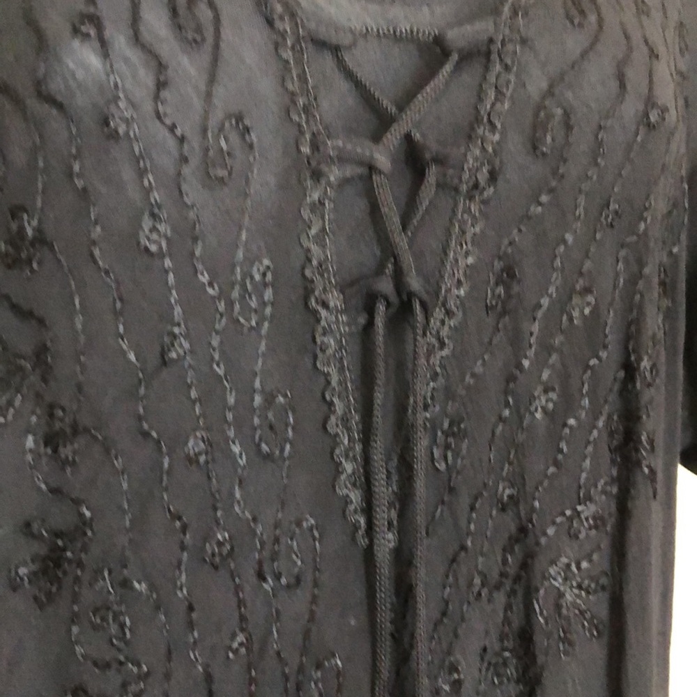 Tie Dye Black and White Dress.  NWT - Picture 3 of 7
